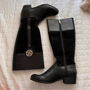 Liz Claiborne black riding boots